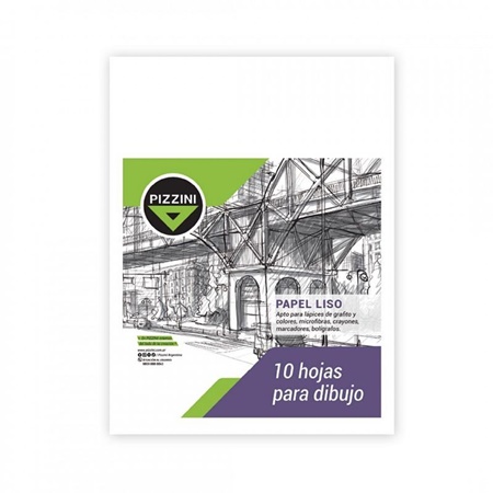 REPUESTO PARA DIBUJO PIZZINI A3 10 HOJAS (14242) 150 G/M2