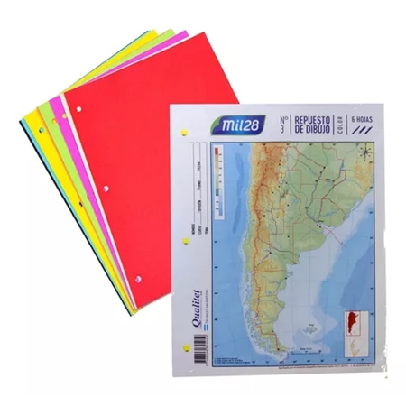 [306133] REPUESTO PARA DIBUJO MIL28 N° 3 COLOR 6 HOJAS