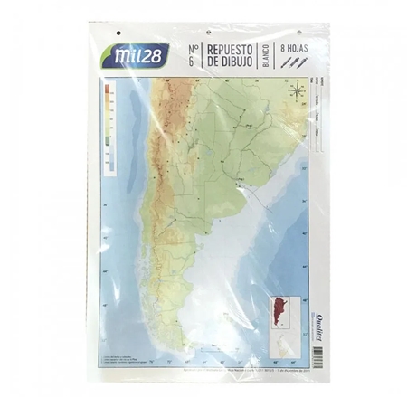 REPUESTO PARA DIBUJO MIL28 N° 6 8 HOJAS