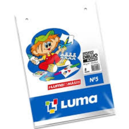 REPUESTO PARA DIBUJO LUMA N° 5 BLANCO 8 HOJAS