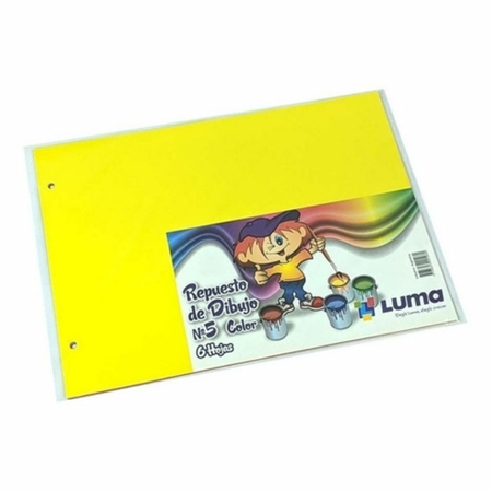 [306177] REPUESTO PARA DIBUJO LUMA N° 5 COLOR 6 HOJAS
