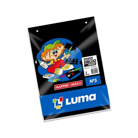 [306177.1] REPUESTO PARA DIBUJO LUMA N°5 NEGRO 23X32 CM