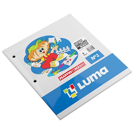REPUESTO PARA DIBUJO LUMA N° 3  8 HOJAS