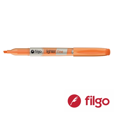 [L68846.1] RESALTADOR FILGO FINO BISELADO NARANJA FLUO (205)
