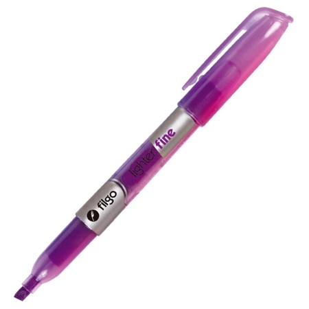 [L68846.3] RESALTADOR FILGO FINO BISELADO VIOLETA FLUO (205)