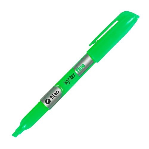 [L68849] RESALTADOR FILGO FINO BISELADO VERDE (204)
