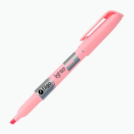 [L73336] RESALTADOR FILGO FINO ROSA PASTEL (309)
