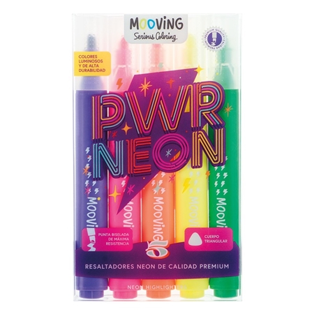 [503523531] RESALTADORES MOOVING PWR NEON 5 UNID. (3051205)