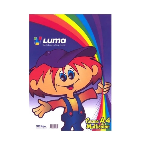 RESMA COLOR LUMA A4 (A100)