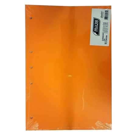 [306181-5] SEPARADOR MIL28 OFICIO CARTULINA COLOR NARANJA