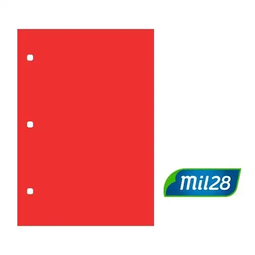 [306179-2] SEPARADOR MIL28 N°3 CARTULINA COLOR ROJO
