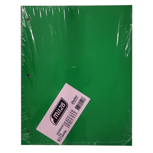 [306179-8] SEPARADOR MIL28 N°3 CARTULINA COLOR VERDE OSCURO