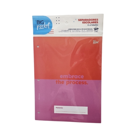 [L62755.1] SEPARADOR PPR N°3 6 UNID. (L4SN3EBD)