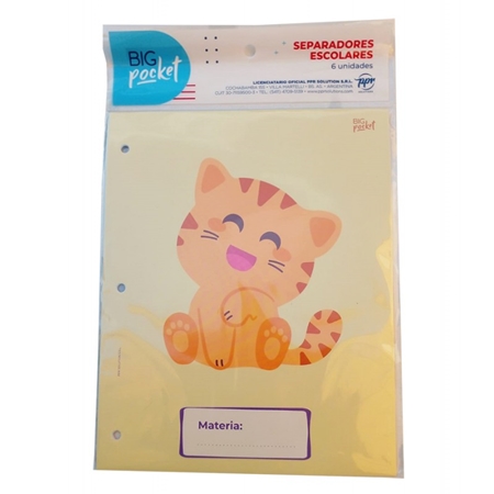 [L62755.2] SEPARADOR PPR PETS N°3 6 UNID. (L4SN3PTS)