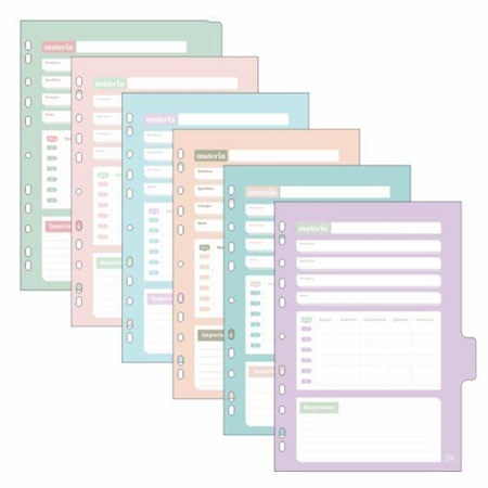 [306492.1] SEPARADOR FW PASTEL A4 CON VENTANITA 6 UNID. (50029)