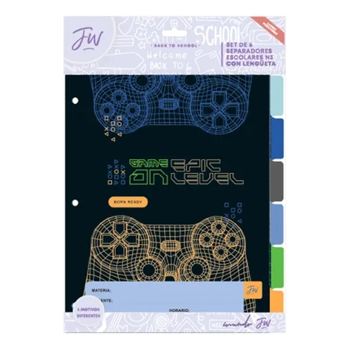 [306497-2] SEPARADOR FW GAME ON N°3 CON VENTANITA 6 UNID. (999131)