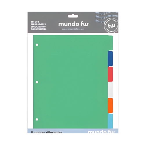 SEPARADOR FW N°3 POLIPROPILENO 6 UNID. (6288/9730)
