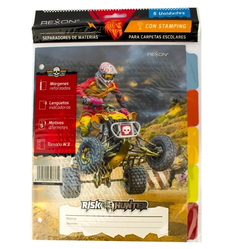 [306509-1] SEPARADOR REXON RISK HUNTER N°3 CON VENTANITA 5 UNID.