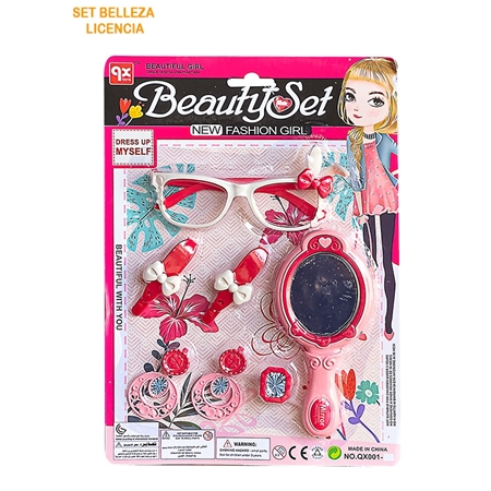 [7450077138756] SET BELLEZA JUGUETE 7 PIEZAS BLISTER 21X30 CM