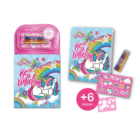 [81088] SET DE ARTE KREKER SE TU PROPIO HEROE CON TABLERO DE VIAJE, FIBRAS, STICKERS (3806-5069)