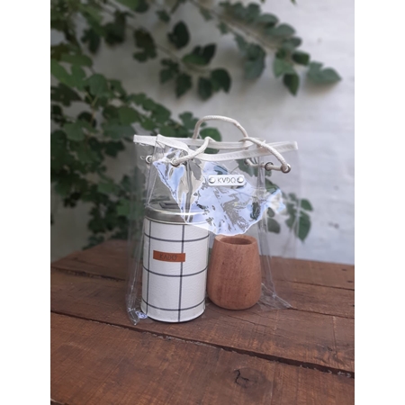 SET MATERO CRISTAL CON BOLSO, MATE AMARGO