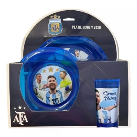 [84707.2] SET VAJILLA CRESKO AFA INFANTIL PLATO, BOWL, VASO (AF038)