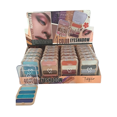 [7798373792105] SOMBRA MAQUILLAJE TEJAR 4 TONOS (2676)