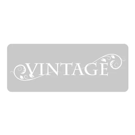 [L76129-4] STENCIL EQ ARTE SELLO VINTAGE 4,5X17 CM (307)