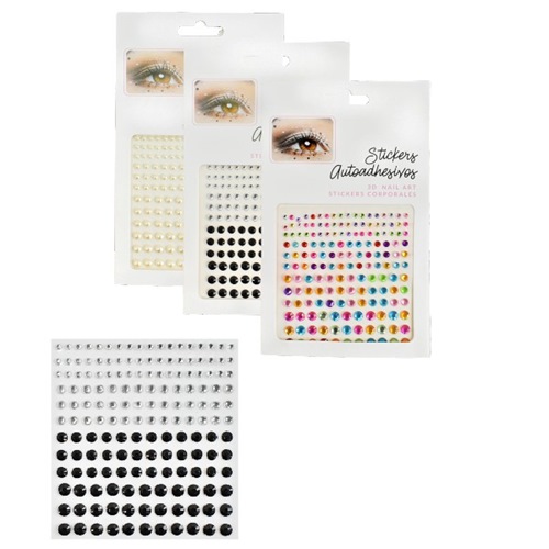 [205455-1] STRASS GEMAS ADHESIVAS CP PERLAS 3D CORPORAL