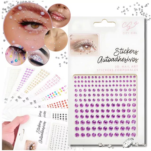 [205458-2] STRASS GEMAS ADHESIVAS CP CRYSTAL PARA ROSTRO (23258)