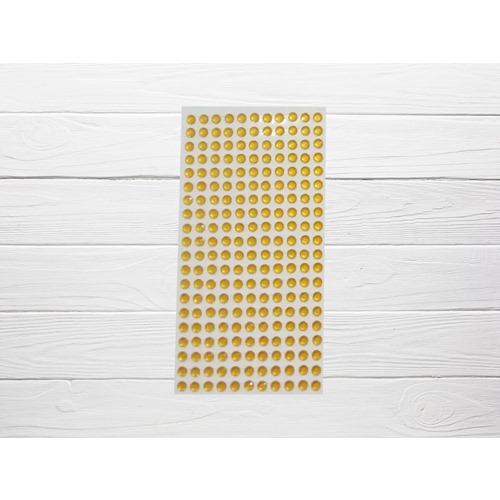 [87545.5] STRASS GEMAS ADHESIVAS CBX REDONDO 5MM 10X20 CM AMARILLO REDONDO