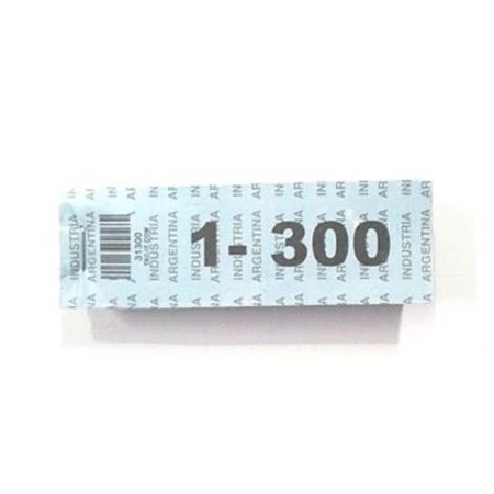 TALONARIO DE RIFA 1 AL 300