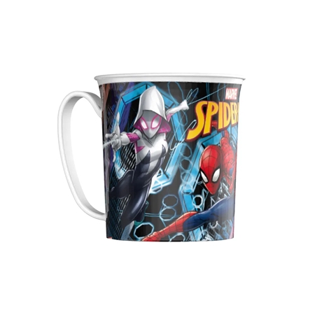 [J66278.1] TAZA BELGIOCO SPIDERMAN PLASTICA
