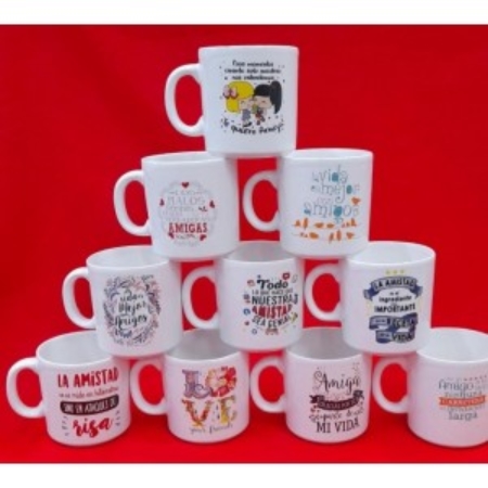 [91015] TAZA MUG CON FRASE / DIBUJO ECONOMICA