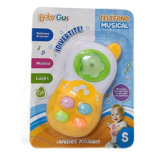 TELEFONO MUSICAL BABYGUS INFANTIL (51179)