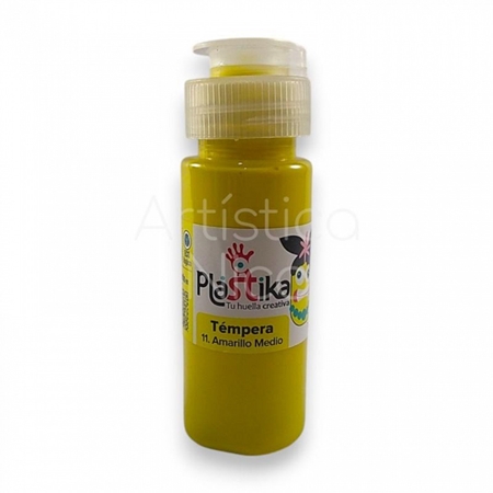 TEMPERA ETERNA PLASTIKA AMARILLO LIMON  60 CC (10)