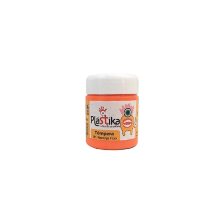 TEMPERA ETERNA PLASTIKA NARANJA FLUO 60 CC (72181)