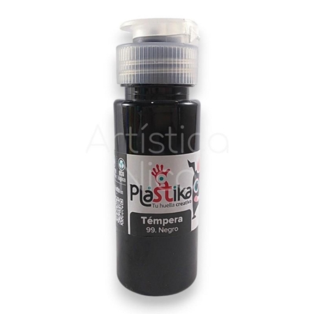 TEMPERA ETERNA PLASTIKA NEGRO  60 CC (99)