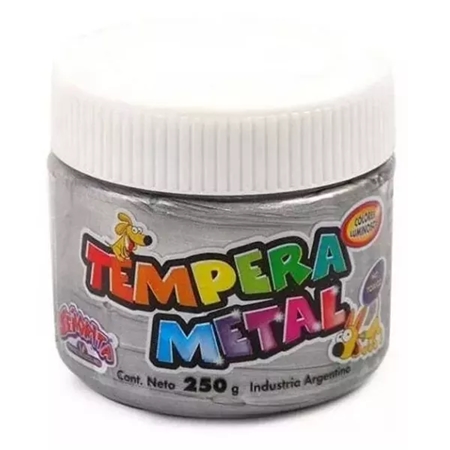 [302549-4] TEMPERA SEÑORITA PLATA 250 GR