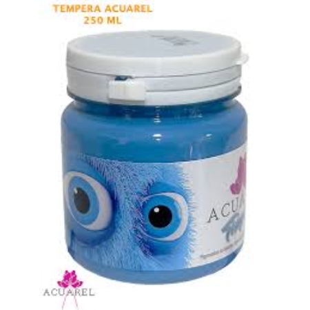 TEMPERA ACUAREL CELESTE 250 GR