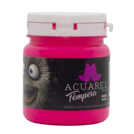 [302562-1] TEMPERA ACUAREL ROSA FLUO 250 GR
