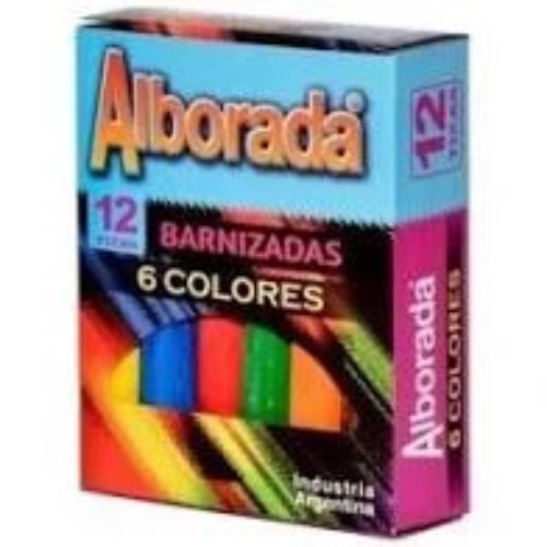 [303709] TIZA ALBORADA COLOR 12 UNID.