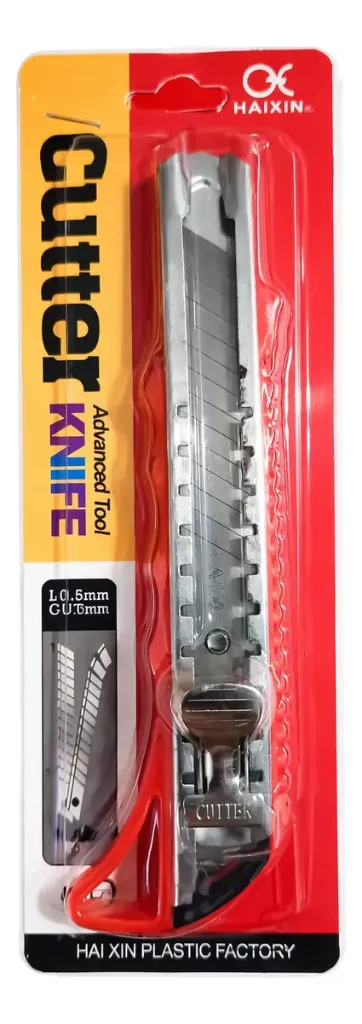 TRINCHETA CUTTER HAIXIN 18 MM METAL