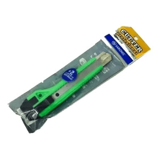 [307145] TRINCHETA CUTTER SABONIS 18 MM PLASTICO (CT1001) BLISTER