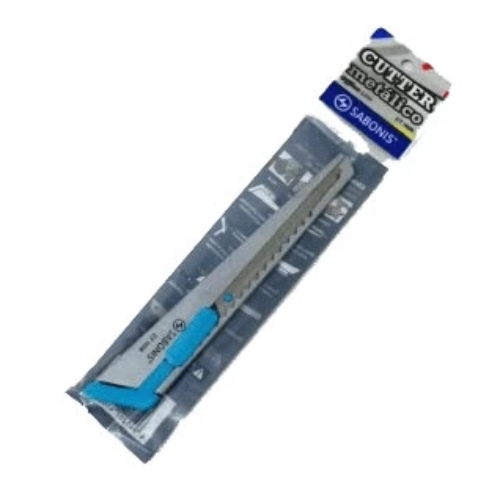 TRINCHETA CUTTER SABONIS 9 MM METAL (CT1008) BLISTER