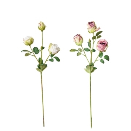 [79743] VARA FLOR 50 CM BLANCAS / PURPURA (FA111/FA112)