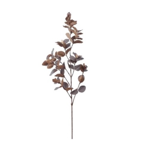 VARA FLOR HOJAS MARRONES 90 CM (FA354)