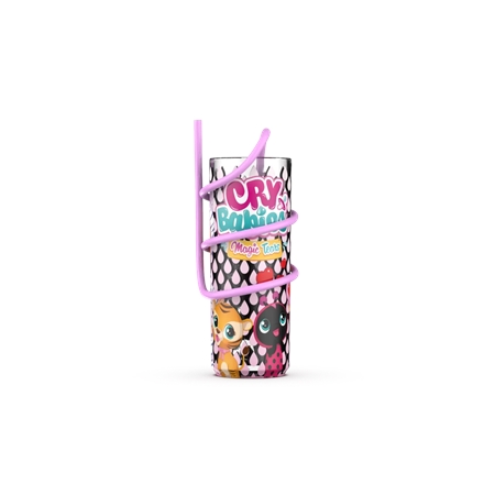 [83902] VASO CRY BABIES CON SORBETE ESPIRAL