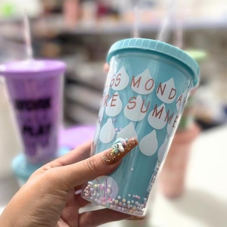 [58.56] VASO DECO, TAPA COLOR ACRILICO