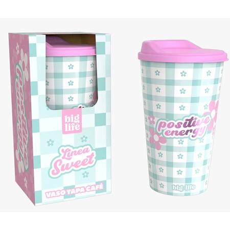 [77.4588-1] VASO PPR - BIG LIFE TAPA CAFÉ 600 ML SWEET